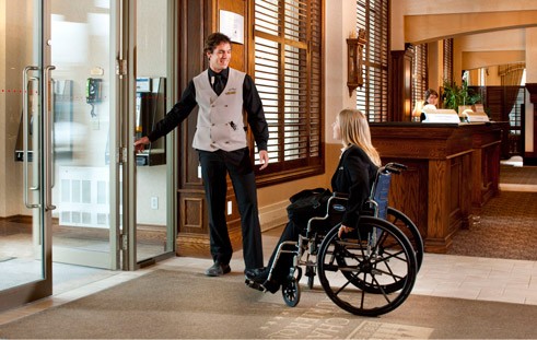 Facilities for disabled guests